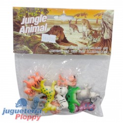 Ab-12200 Animales Infantiles Goma 10 Piezas Bolsa 20*15 Cm