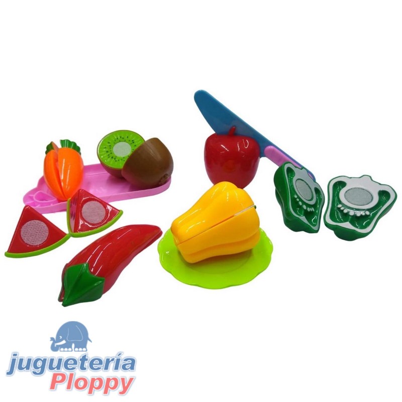 Pepeganga S.A.. Frutas y verduras, con velcro, accesorios en bolsa