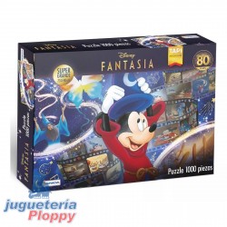 Dch07613 Puzzle 1000 Piezas Fantasia 73 X 48 Cm Mickey