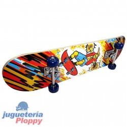 Skateboard Banana Ejesin Metal Rueda Pvc 16977-1