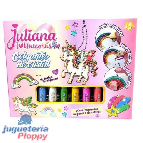 Sisjul071 Juliana I Love Unicorns Colgantes De Cristal Juliana