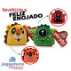 9615 Animales Reversibles Con Expresiones 10 Cm