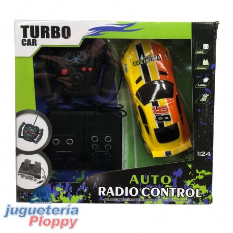 F8656 168-20A-Auto Carreras Radio Control Con Pedalera 4 Modelos