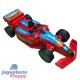 F8657 168-20B-Auto Formula 1 Radio Control Con Pedalera 4 Colores