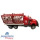 Bl6421 Camion Porta Jaula Animales 34.5*10*16 Cm