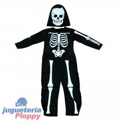 Cad 1422 Disfraz Esqueleto Nene Talle 2