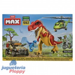 83156 Max Dino Adventure Box Playset Assorted (592 Piezas)