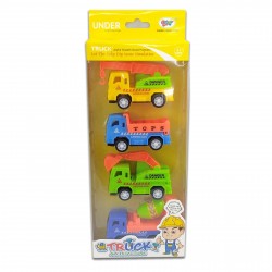 Ab-11847 Camiones Construccion Set X 4