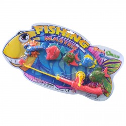 Set De Pesca Infantil Caña Con 5 Peces 1678841 Blister