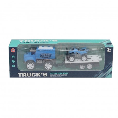 Ab-11875 Camion Coleccion Truck Pull Back 22*4.5*7 Cm