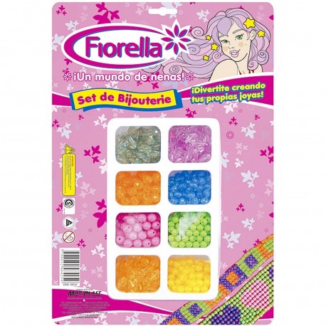 Set Bijouterie X 8 Celdas Fiorella Blister