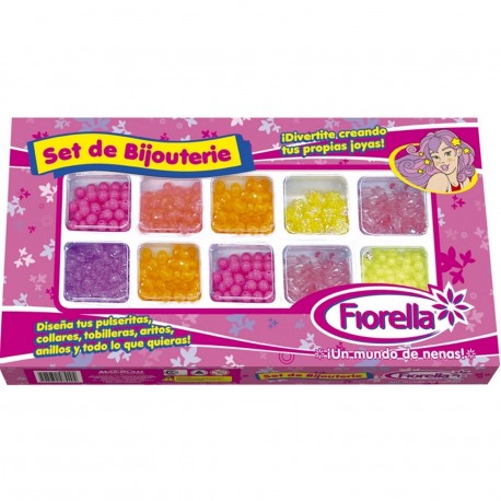 Set Bijouterie X 10 Celdas Fiorella Caja