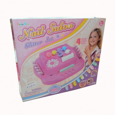 Fabica De Uñas Nail Salon Giltter Set 1272104