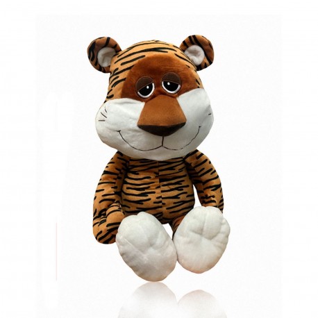 7843 - Tigre Marron Y Blanco 40 Cm