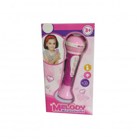 Yh080 Electric Microphone Superlor Girls Rosa