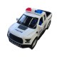 F8589 4288B-City Police Pick-Up Salva Obstaculos A Pilas Luz Y Sonido