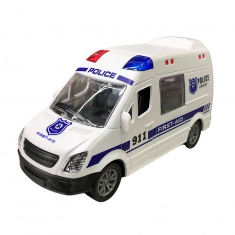 F8610 Jw567-023-Ambulancia 4 Colores - Exhibidor X 10 - Precio Por Unidad