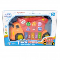 135-B/O Funny Truck Piano Musica Y Luces