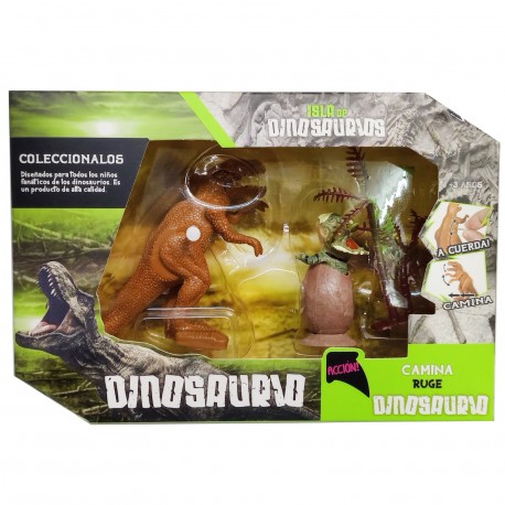 Rs001-1/2/3 Set De 2 Dinosaurios Chicos Con Huevo