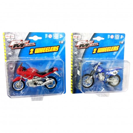 35300 Maisto 1/18 Fresh Metal - 2 Wheelers