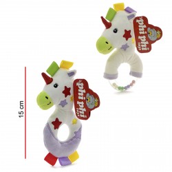 8746 Sonajero Unicornio 15 Cm 2 Colores