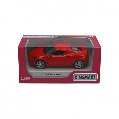 Kt2540D- 2013 Alfa Romeo 4C Escala 1/32 Kinsmart