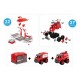 Ik0077 Diy Mini Rojo Set 2 Vehiculos