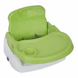 Okbb0290 Silla Booster De Comer Plegable Verde Y Blanco