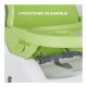 Okbb0290 Silla Booster De Comer Plegable Verde Y Blanco