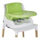 Okbb0290 Silla Booster De Comer Plegable Verde Y Blanco