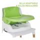 Okbb0216 Silla De Comer Plegable 3 En 1 - Verde Y Blanco