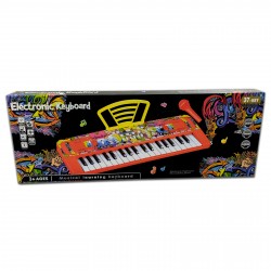 Mtk009A-Electronic Keyboard Con Microfono Y Atril 3 Colores