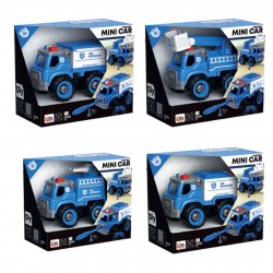 Iksur04 Diy Mini Azul Desarmable 4 Modelos