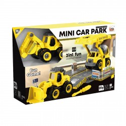 Ik0057 Diy Mini Amarillo Set 2 Vehiculo