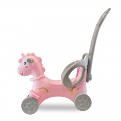 Okbb0303 Unicornio Mecedor 3 En 1 Rosa