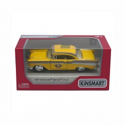 42240 Chevrolet Bel Air Taxi 13 Cm Pull Back Escala 1/36