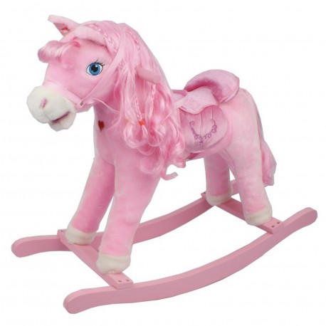 9011 Caballo Rosa Hamaca Con Sonido