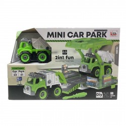 Ik0084 Diy Mini Verde Set 2 Vehiculos