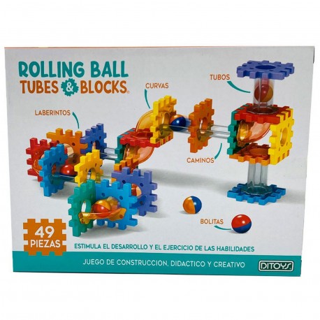 2565 Rolling Ball Tubes & Blocks 49 Piezas