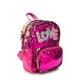 51466 Mochila Chica Sequins Con Estrella Backup Fun