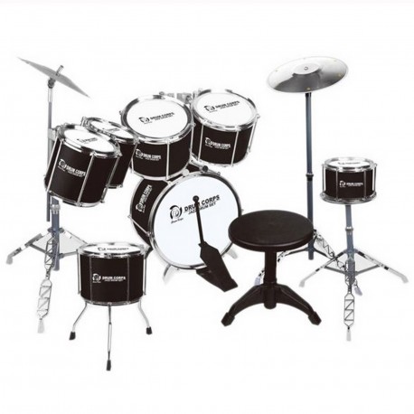 Super Bateria Musical Gigante Con Taburete 1325779