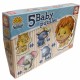 18024 5 Baby Puzzles Animales Salvajes