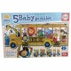 18026 5 Baby Puzzles Schoolbus