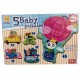 18028 5 Baby Puzzles Animales Al Volante