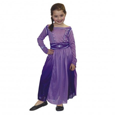 Cad 1021 Disfraz Frozen Ii Elsa Lila Talle 2