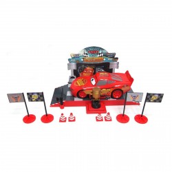 7111 Playset Podium Mc Queen Con Accesorios