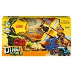 59650 Dino World Con Avión 48X12X27 Cm