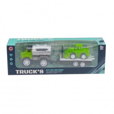 Ab-11878 Camion Coleccion Truck Pull Back 22*4.5*7 Cm