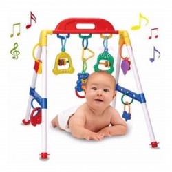 Gimnasio Didactico Para Bebe Con Osito Musical En Caja 138053