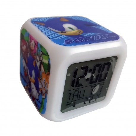 Snc01217 Reloj Despertador Sonic